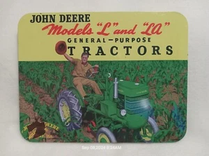 John Deere 1941 tractores de uso general metal estaño letrero arte de pared único réplicas - Imagen 1 de 6