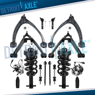 2WD 16pc Front Struts Control Arms Wheel Bearing Hubs Tierod for Chevy Tahoe GMC - Image 1 of 4