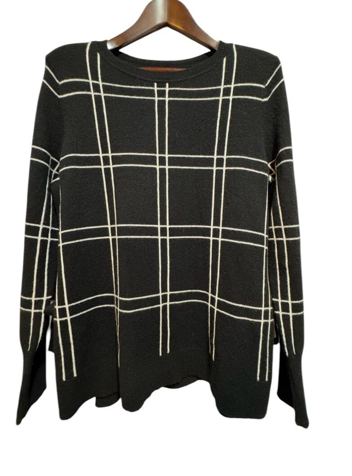 Halogen Sweater Women's 100% Cashmere Side-Tie Pullover  Size 1X  Flawless EUC - Image 1 of 4