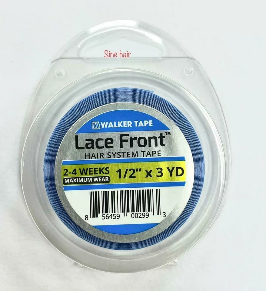 WALKER TAPE Walker blaue Lace Front Perücke, Toupee System Tape. 1/2 Zoll breit und 3 Yards lang