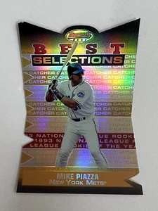 2000 Bowman's Best Selections #BBS7 Mike Piazza Die Cut Refractor New York Mets - Picture 1 of 4