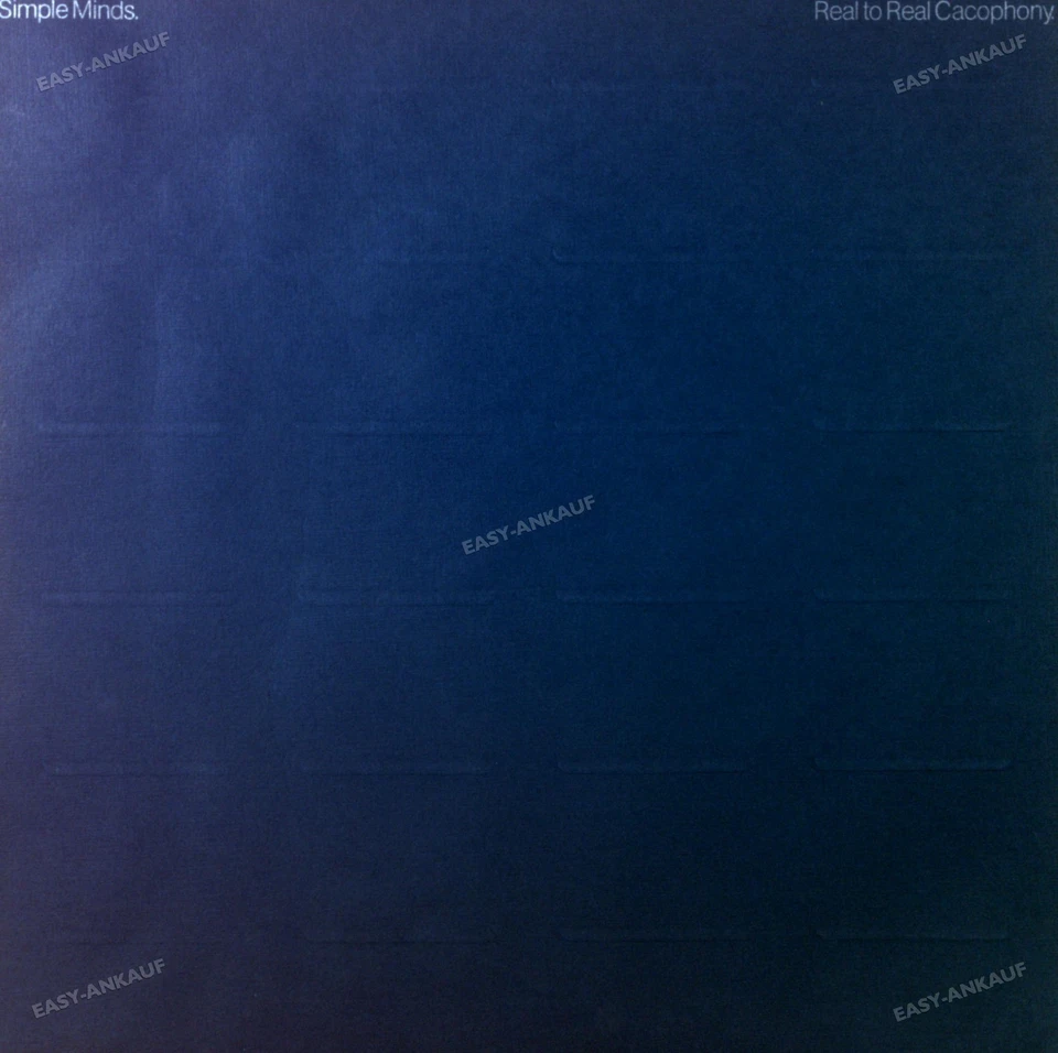 Simple Minds - Real To Real Cacophony LP (VG/VG) . - Image 1 of 1