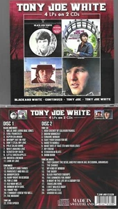 TONY JOE WHITE-4 LPs ON 2 CDs-BLACK & WHITE/CONTINUED/TONY JOE/T.J.WHITE-NEW  - Picture 1 of 2