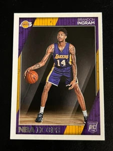 2016-17 Hoops Brandon Ingram Rookie Los Angeles Lakers #262 - Picture 1 of 2
