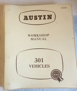 BMC 2.2 3.3 BENZIN MOTOR 301 FAHRZEUGE 1957 GEWERBLICHES WERKSTATTHANDBUCH - Bild 1 von 12