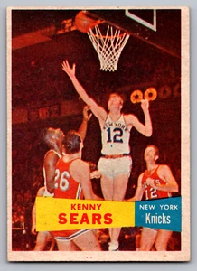1957-58 TOPPS #7 KENNY SEARS KNICKS ROOKIE - Picture 1 of 3