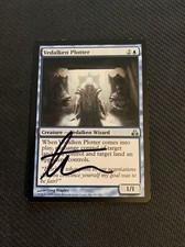 MTG Magic Vedalken Plotter Signed Artist Proof x1 Guildpact Greg Staples