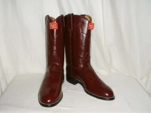 Botas de vaquero para mujer Tony Lama Borgoña Roper 5B estilo 7507L NUEVAS - Imagen 1 de 5