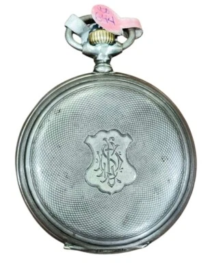 Reloj Bolsillo Longines Plata Vintage Grand Prix - Full Hunter - Circa 1909 Foto 1 de 4