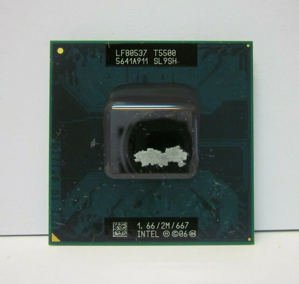 Procesador CPU SL9SH Intel Core 2 Duo T5500 1.66GHz 2M 667 MHz SOCKET M - Imagen 1 de 1