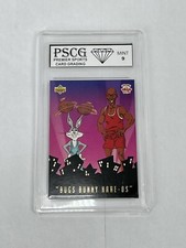 1993 UD Looney Tunes Bugs Bunny MICHAEL JORDAN #BBH3 PSCG GEM MINT 10