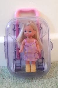 simba evi love doll trolley suitcase play set x2 - Picture 1 of 8