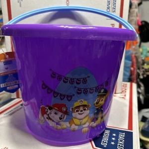 Paw Patrol Jumbo Plastic Easter/Halloween Bucket Sand Bucket Gift New - Picture 1 of 8