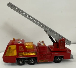 MATCHBOX SUPER KINGS K-9 FIRE TENDER DENVER AERIAL LADDER TRUCK 1972 LESNEY - Picture 1 of 8