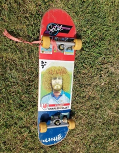 Vintage Cliche Hair Cup Charles Collet Screened Skateboard Deck RARE Skate Board - Picture 1 of 8