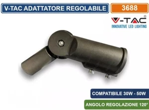 V-TAC VT-795 ADATTATORE REGOLABILE PER LAMPADE ARMATURE STRADALI 30W E 50W  3668 - Foto 1 di 13