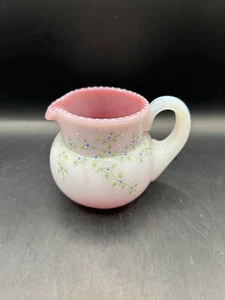 Vintage Bryden Pairpoint Peach Opal Moonstone Creamer 3.25” - Picture 1 of 8