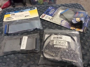 Belkin ultra ATA hard drive cable Singal Dual single 18" & 3 Other Cables - Picture 1 of 5