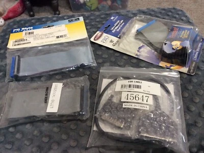 Belkin ultra ATA hard drive cable  Singal Dual single 18" & 3 Other Cables - Image 1 of 4