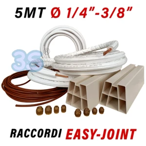 Kit montaggio condizionatore - 5mt rame 1/4'' + 3/8'' con basi a pavimento - Imagen 1 de 3