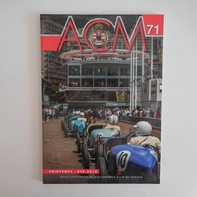 Magazine Automobile Club Monaco ACM 2018 No. 71 Big Price Formula 1 Rally N5519 - Image 1 of 4