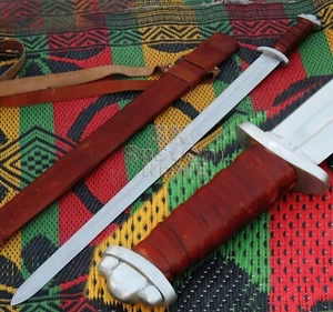 Viking Sword 36"| Handmade Medieval Sword 1095 High Carbon Steel sword 36'' - Picture 1 of 8