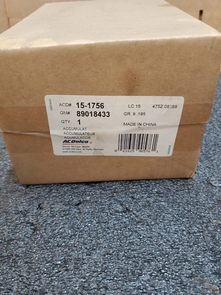 96-03 GMC Safari / Chevrolet Astro Van Acumulador Receptor Secador - 89018433 Foto 1 de 1