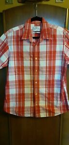 Vintage Levis Check Short Sleeve Shirt, Rockabilly, 1950s, 1960s