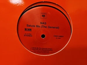NAS - SALUTE ME (THE GENERAL) 12" Promo 2001 VINYL RECORD - Picture 1 of 4