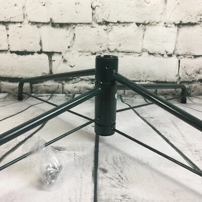4-Foot 28” Green Metal Craft up to 1.25” Pole Artificial Xmas Tree Stand 6 - 7.5 - Image 1 of 4