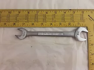 Vintage Craftsman Double Open End SAE Wrench 5/8" x 3/4" -VV- Series USA 44582 - Bild 1 von 10