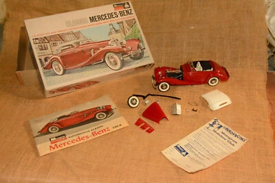 Vintage Mongram Mercedes Benz 540K Cabriolet  1/24 Classic Model w/Box & Manual - Image 1 of 4