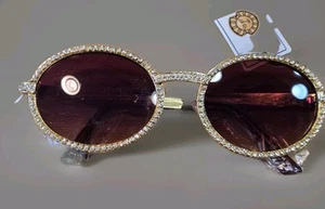 Gafas de sol Cititrends para hombre años 90 hip hop ovaladas estilo rapero migos estrás nuevas - Imagen 1 de 11