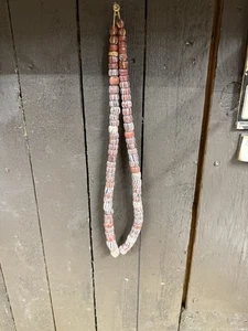 RARO! "COLLAR PEÓN ANTIGUO NATIVO AMERICANO, COLLAR DE CUENTAS COMERCIALES 14""" - Imagen 1 de 11