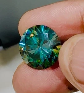 15MM ROUND LOOSE ROUND GENUINE BRILLIANT MOISSANITE - Picture 1 of 4