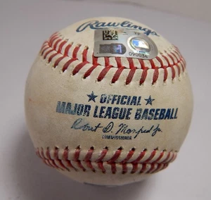 2022 New York Mets Marlins Game Used Baseball David Peterson Nick Fortes Ball - Picture 1 of 4