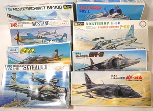Fujimi Mokei Aircraft Model Kits 1980s 1:72 Multi Choice [Complete NO Decals] - Picture 1 of 79