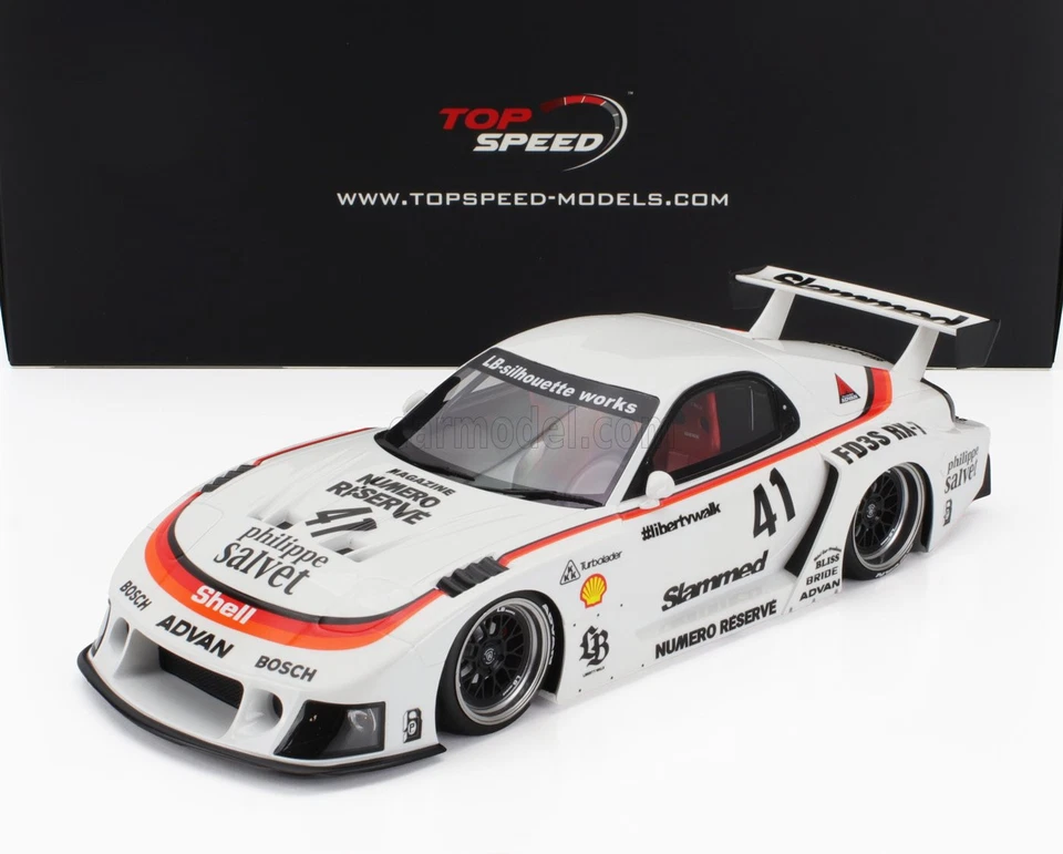 1/18 TRUESCALE - MAZDA - RX-7 (FD3S) LB WORKS SUPER SILHOUETTE N 41 RACING TS053 - Immagine 1 di 1