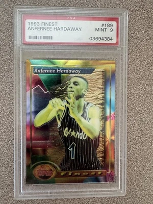 PSA 9 Mint 1993-94 Anfernee Hardaway Finest Rookie RC #189 - Image 1 of 2