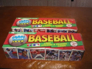 2--1990 Fleer Baseball Complete Sealed Sets - Imagen 1 de 2