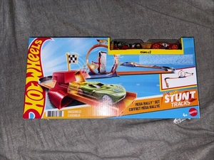 Hot Wheels Mega Rally Juego de Acción Completo Carreras Pista 2 Coches y Lanzador de 3 Velocidades - Imagen 1 de 3