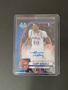 2024-25 Bowman U Chrome Flory Bidunga Reptilian Blue Auto /150 Kansas - Picture 1 of 2