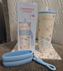 Genuine Sanrio Licenced Cinnamoroll 720ml Metal Tumbler With Removable Sleeve - Foto 1 di 13