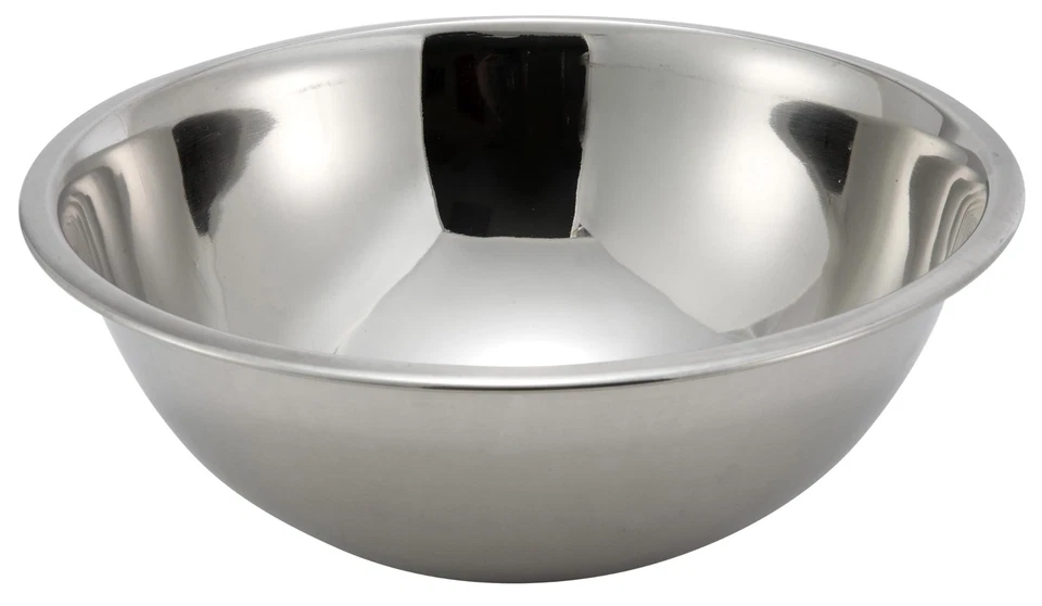 WinCo Mxb-500q Stainless Steel 5 Quart Economy Mixing Bowl
