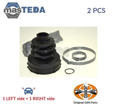 305020 CV JOINT BOOT KIT PAIR TRANSMISSION END FRONT LEFT LOBRO 2PCS NEW - Image 1 of 4