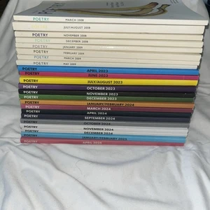 Poetry Journal Periodical Poetry Foundation Lot of 23 2008-2025 - Bild 1 von 24