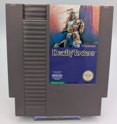 Deadly Towers (Nintendo Entertainment System, 1987) - Authentic - Tested - Image 1 of 4