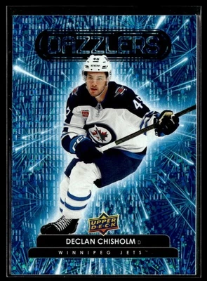 2022-23 Upper Deck Extended Series Dazzlers Blue #DZ-148 Declan Chisholm - Image 1 of 2