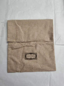 Lote De 2, Auténticas Bolsas Antipolvo Gucci Estilo Sobre Pequeño 9" W x 10" T - Imagen 1 de 17