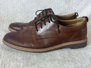 Amberjack Men's The Original Oxford Leather Shoes LV5 Chestnut Size US 10 - Picture 1 of 10